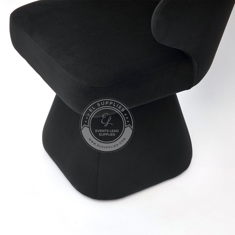 LARACHE Black Accent Chair
