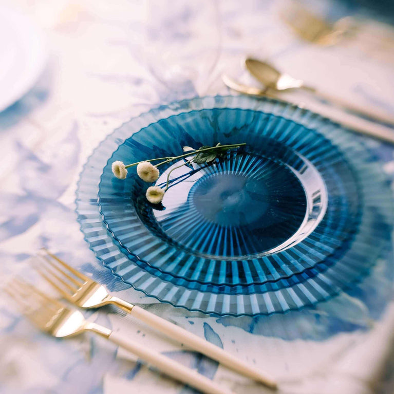 Gemstone Collection Sapphire 9 Inch Plates - 10 Ct.