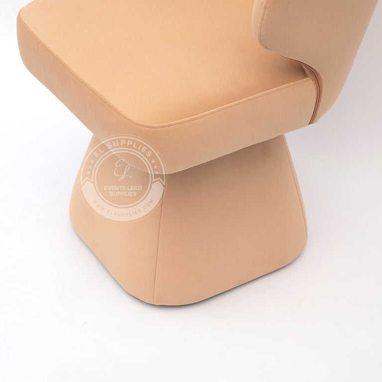 LARACHE Light Tan Accent Chair