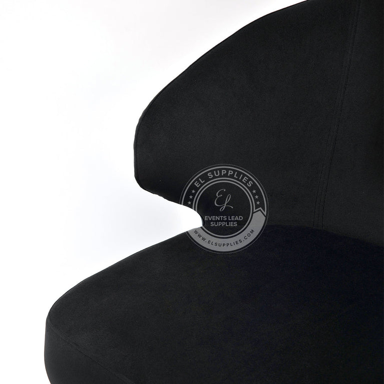 LARACHE Black Accent Chair