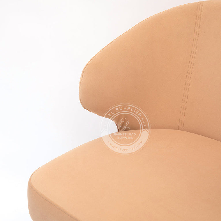 LARACHE Light Tan Accent Chair