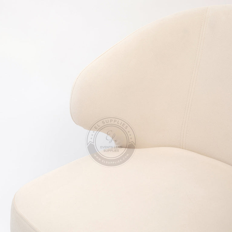 LARACHE White Accent Chair