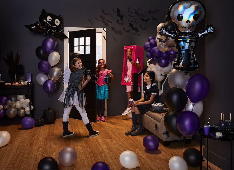 Black 12-inch Pearl Latex Balloons - 72 Pack