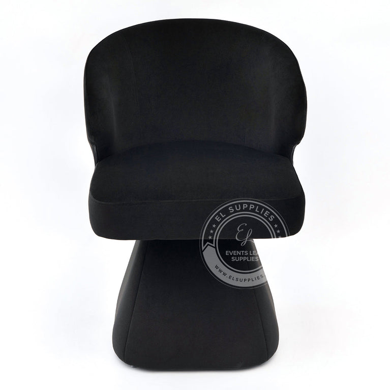 LARACHE Black Accent Chair