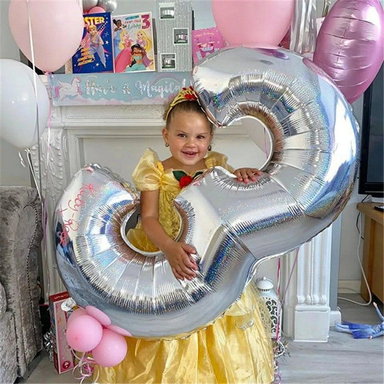 40" Large Foil Birthday Party Balloon Numbers
