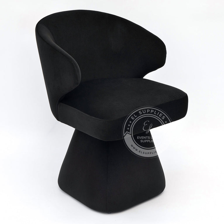 LARACHE Black Accent Chair