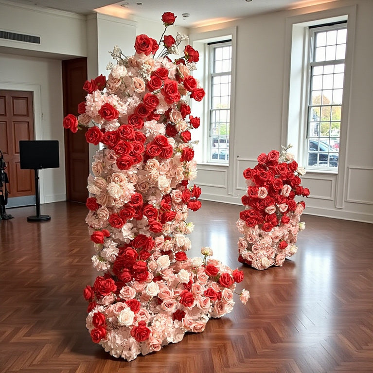 Ruby Rose Flower Arrangement For Rent | Wedding Decor in MA