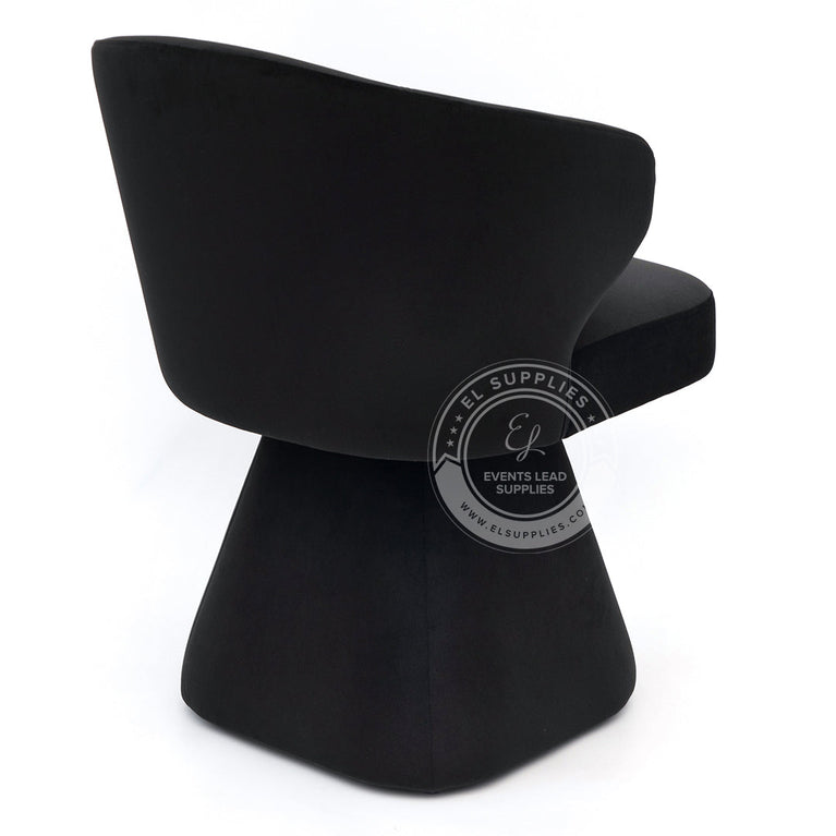 LARACHE Black Accent Chair