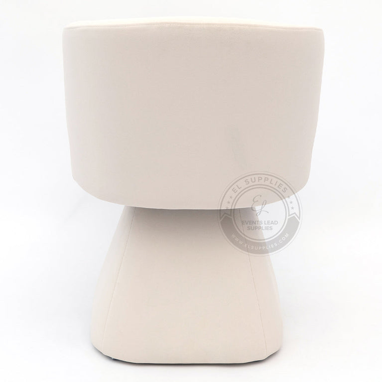 LARACHE White Accent Chair