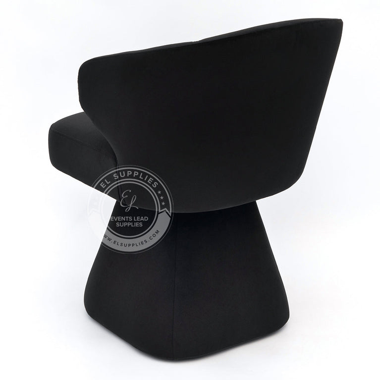 LARACHE Black Accent Chair