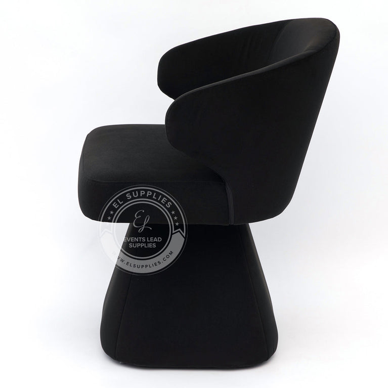 LARACHE Black Accent Chair