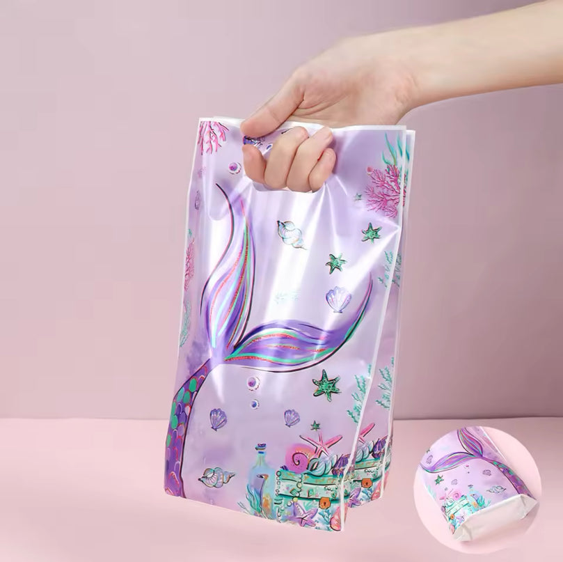 Mermaid Party Favors For Kids - Birthday Goodie Bags 10-Pack
