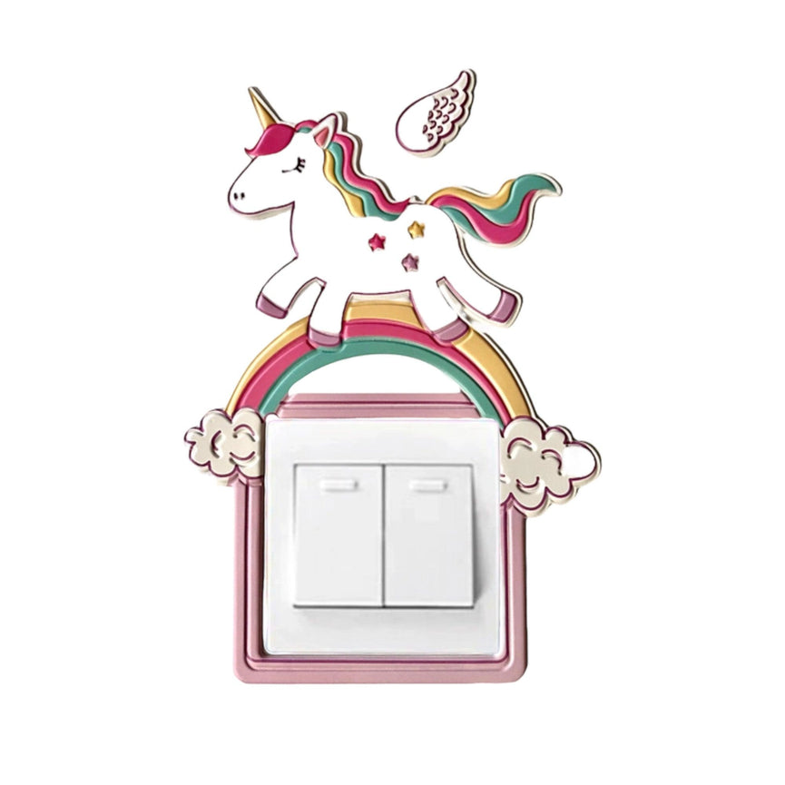 Cartoon 3D Switch Cover Kids Outlet Sticker