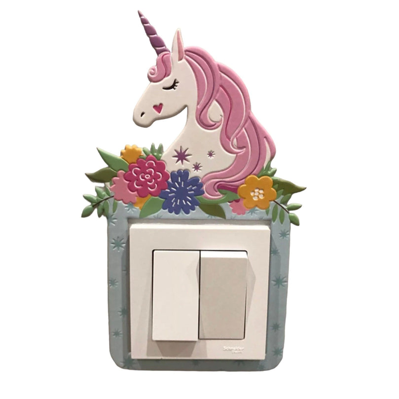 Cartoon 3D Switch Cover Kids Outlet Sticker