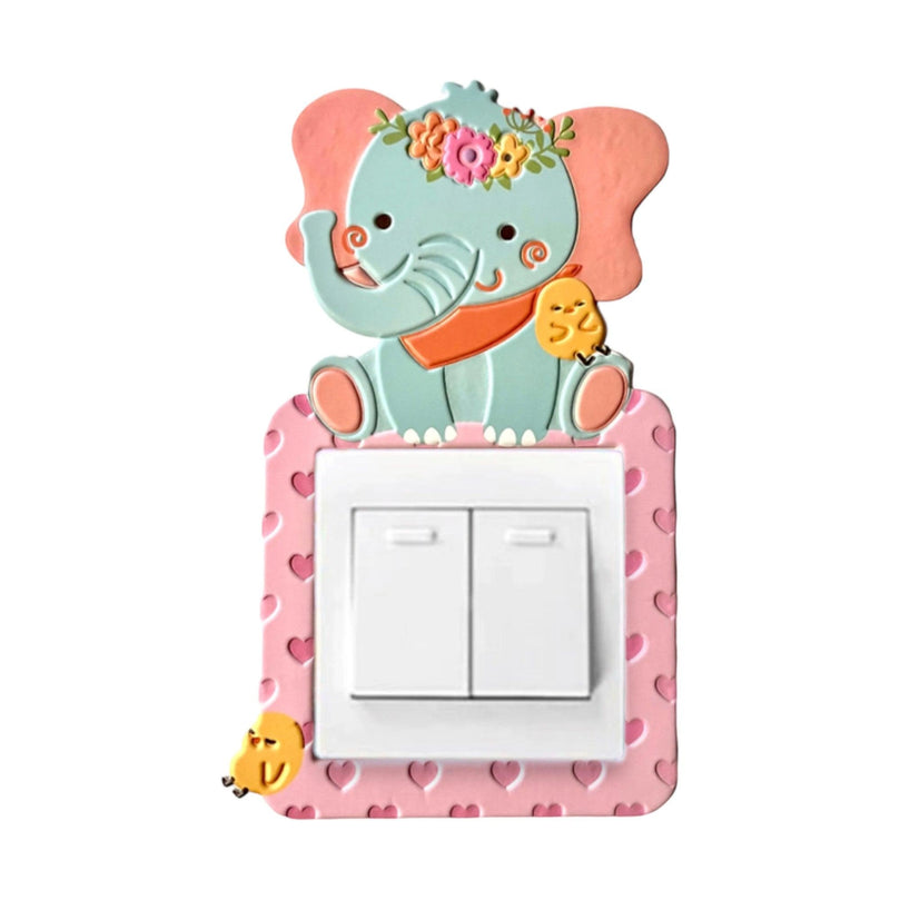Cartoon 3D Switch Cover Kids Outlet Sticker