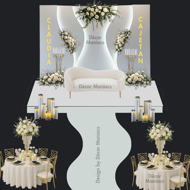 The Sculpted Opulence Luxury Event Decoration Package | MA