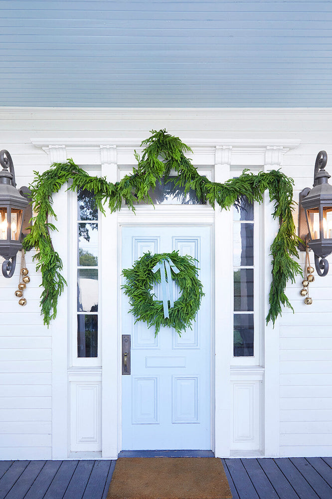 30'' Real Touch Norfolk Pine Christmas Wreath