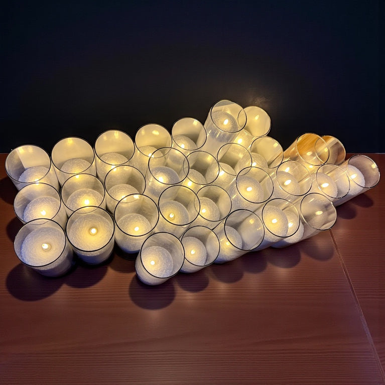 Flameless Wedding Candle Rental | Real Wax Look LED For Hire