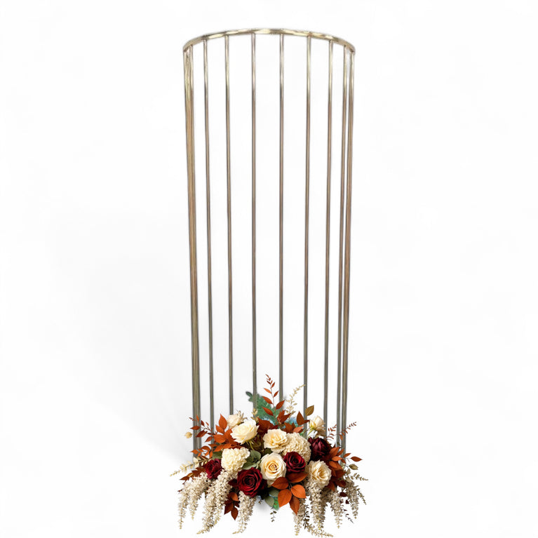 Shiny Gold Fencing Wedding Backdrop Decor Prop