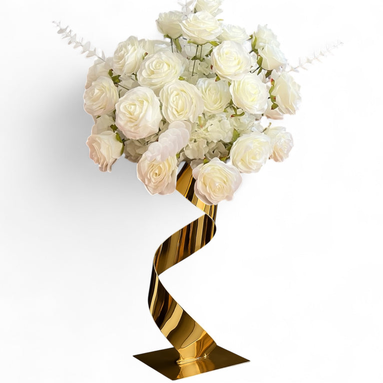 Spiral Centerpiece Rental For Wedding and Party Table Decor
