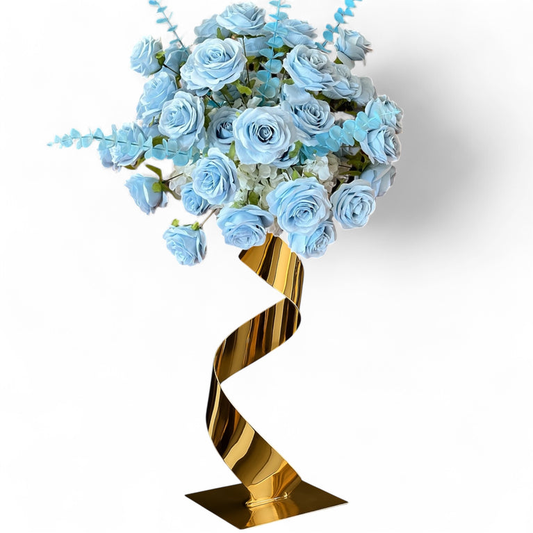 Spiral Centerpiece Rental For Wedding and Party Table Decor
