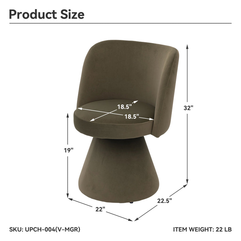 MARTIL Moss Green Accent Chair