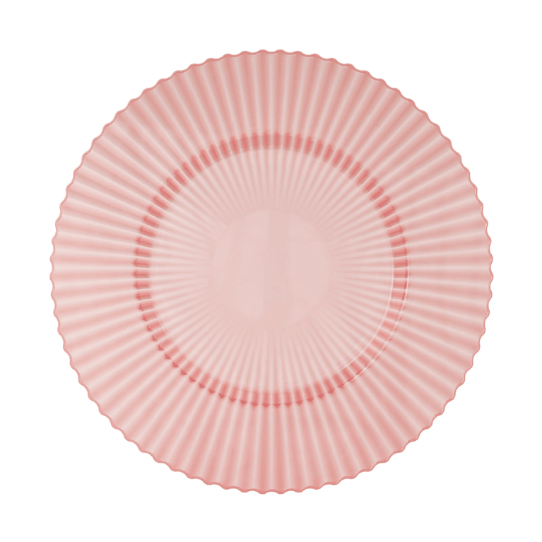 Gemstone Collection Rose Quartz 11 Inch Plates - 10 Ct.