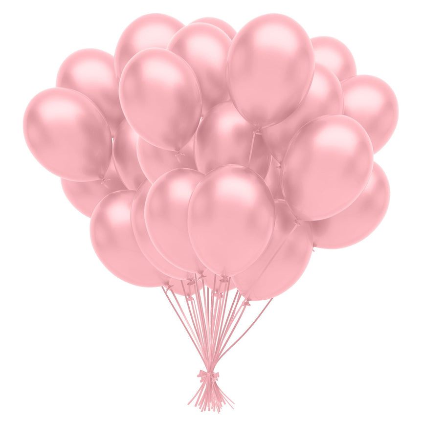 12 In. Pink Balloons | 72 Count