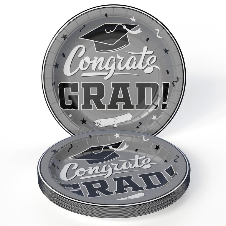 White/Silver Graduation Combo Pack | Service For 8