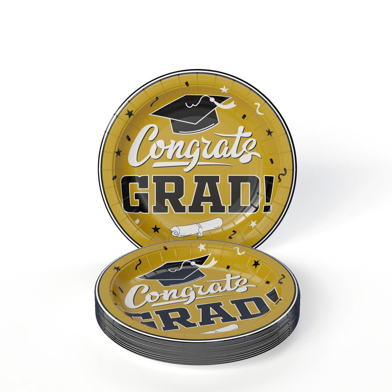 Gold/White Graduation Combo Pack | Service For 8