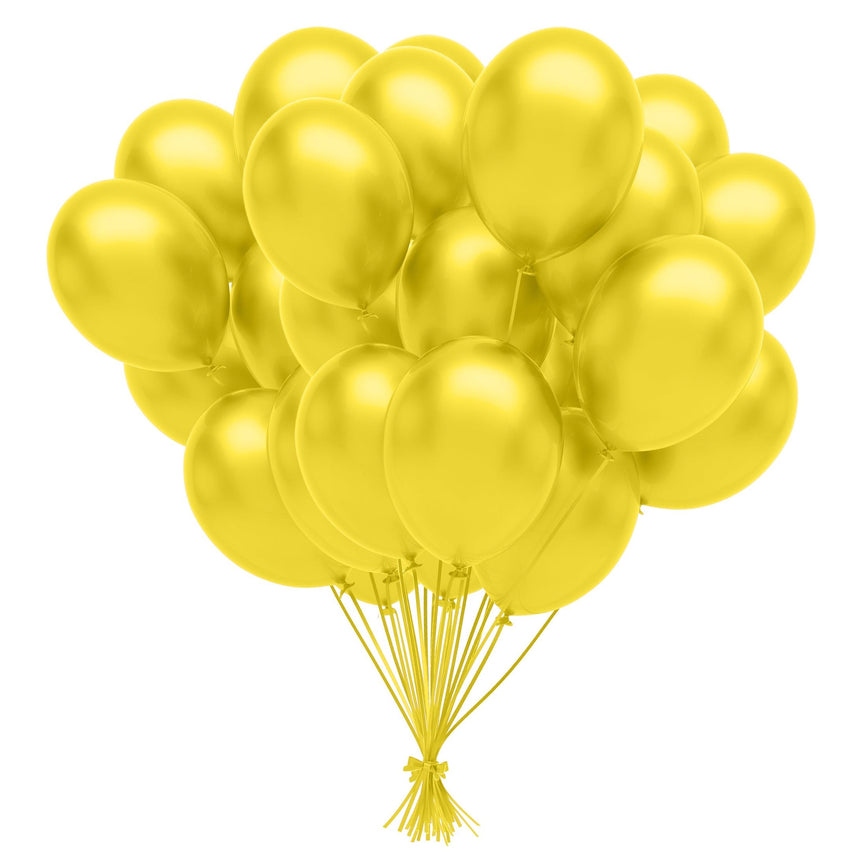 Unleashed - 12 In. Yellow Balloons | 72 Count