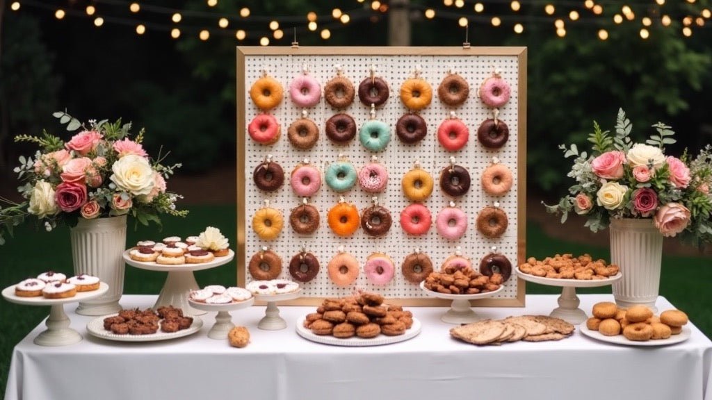 How to Use Donut Holder Stands for Weddings and Birthdays