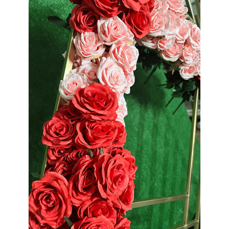 10-Head Artificial Rose Bouquet Flowers for DIY Arrangements