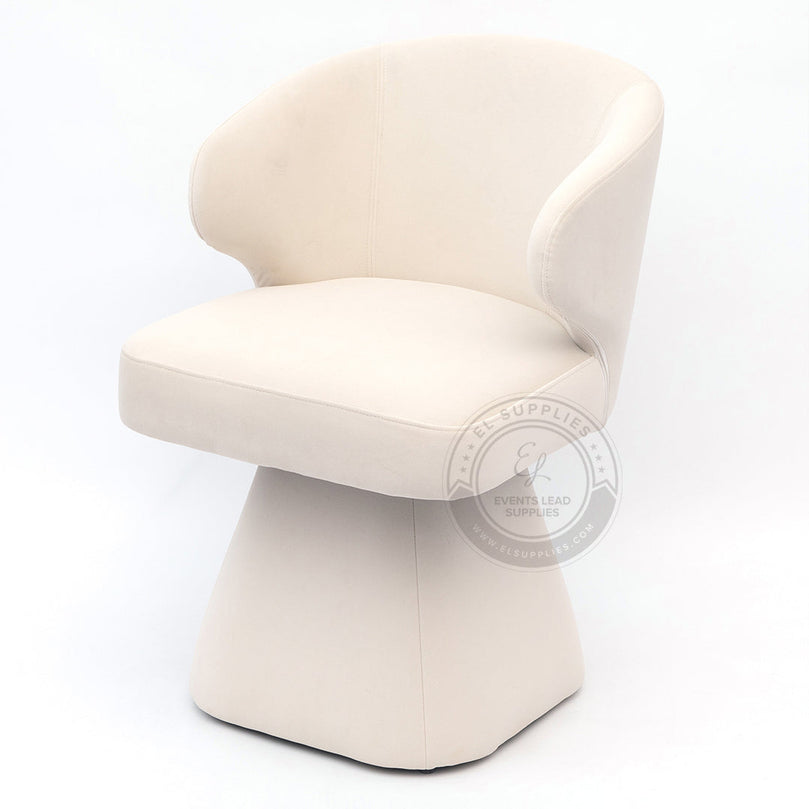 LARACHE White Accent Chair