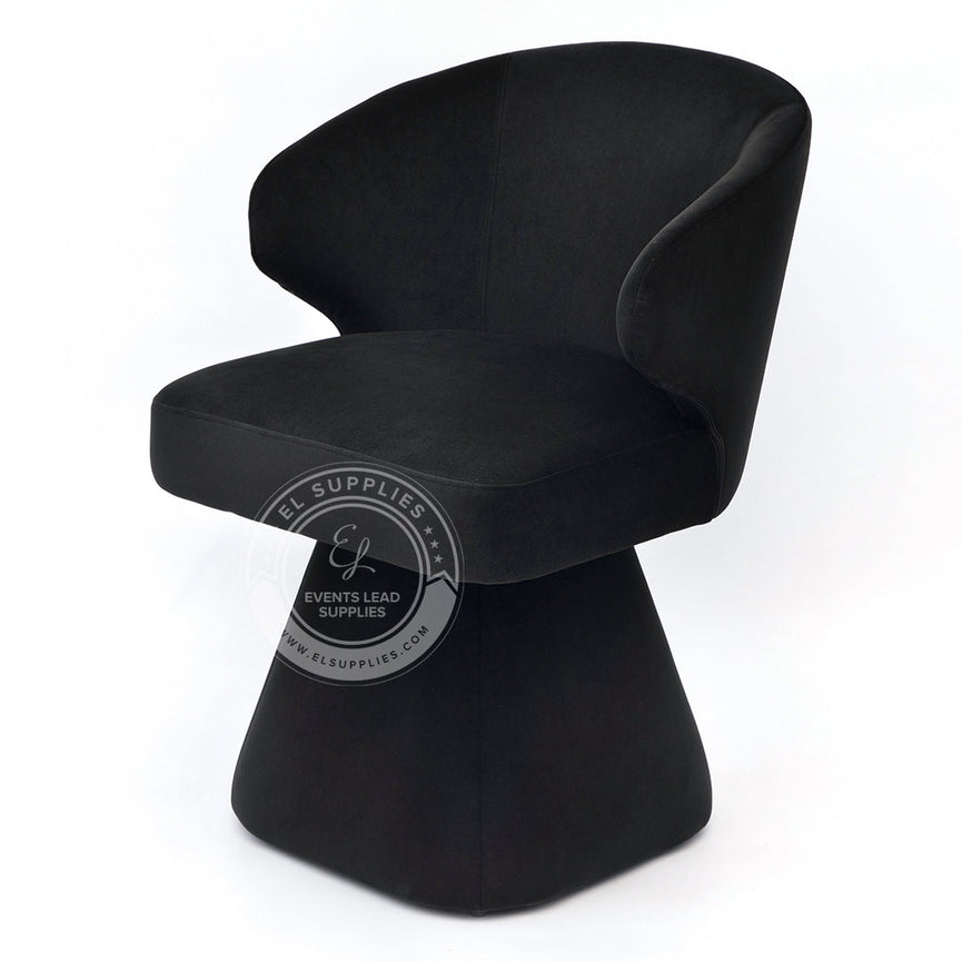 LARACHE Black Accent Chair
