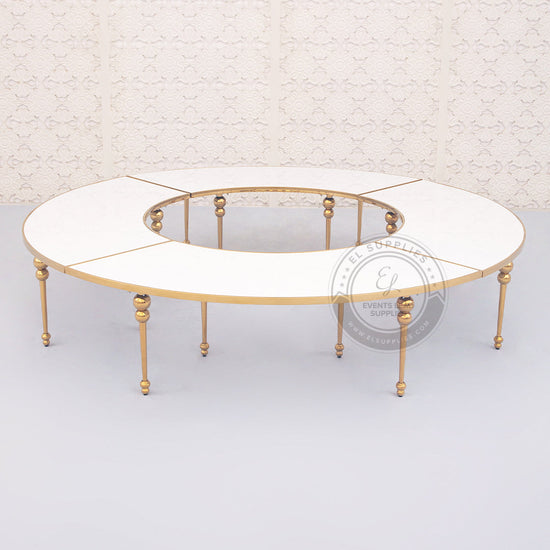 VEGA YAN Gold Kids Table - Full Round