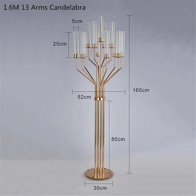 13-Arm Candelabra Wedding Centerpieces 2-Pack