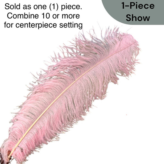 White Ostrich Feathers | 27-29" Imitation Feathers For Decor