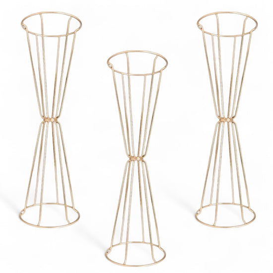 Piere Wedding Table Decor – Gold Reception Centerpiece Stand