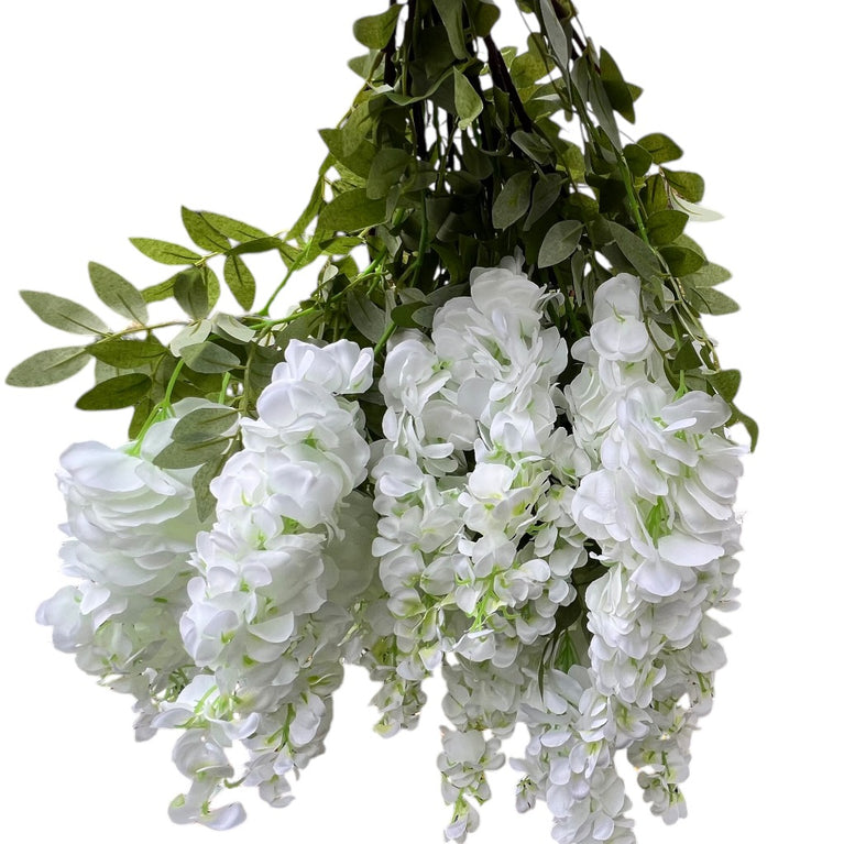 Artificial Wisteria Flowers - Faux Wisteria Vines for Decor