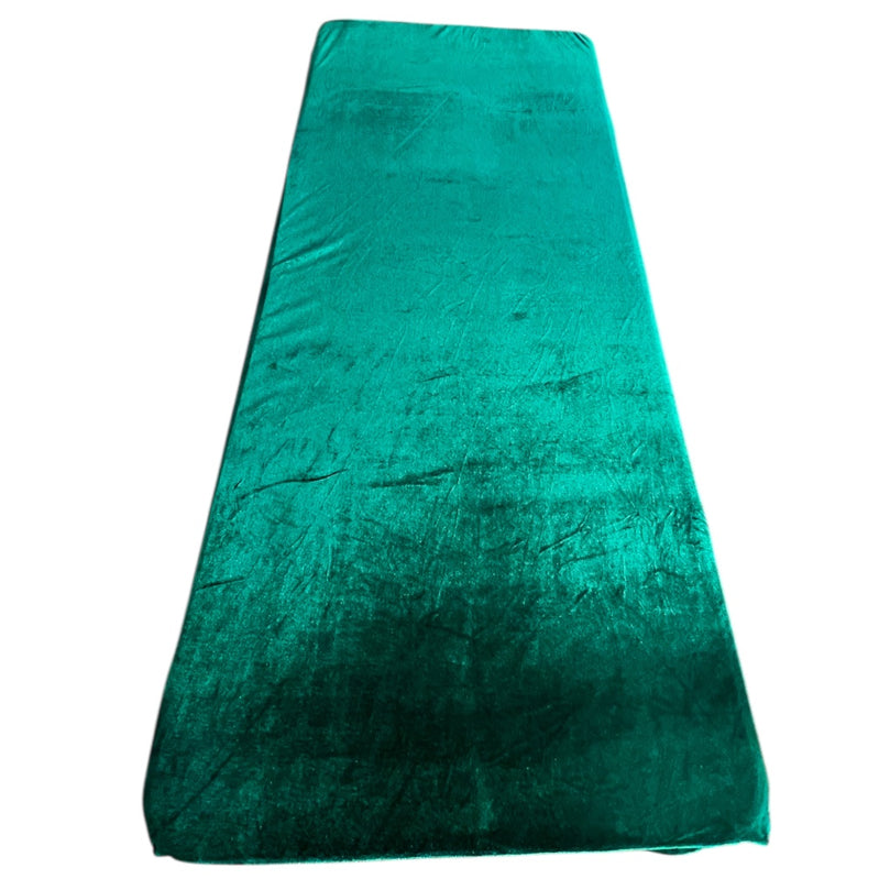 Green Velvet Tablecloth for Rent – 6 Ft Table Linen Rental