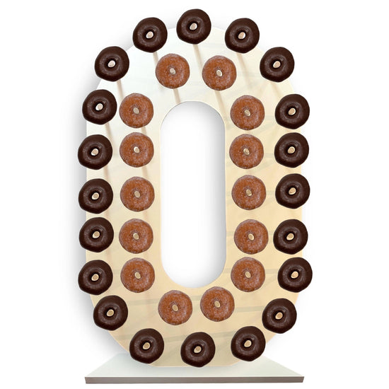 36" Custom Number Donut Wall Stands