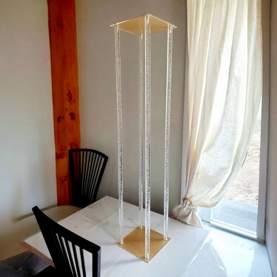 39.4" Tall Clear Acrylic Wedding Centerpiece