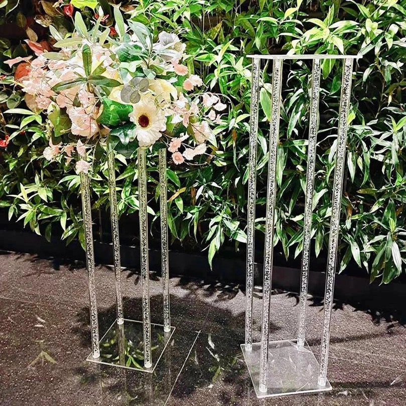 39.4" Tall Clear Acrylic Wedding Centerpiece