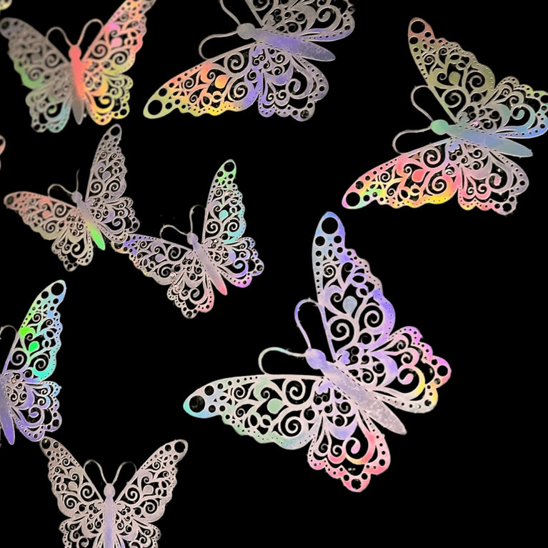 3D Butterflies Kids Bedroom Wall Decor 12-Pack