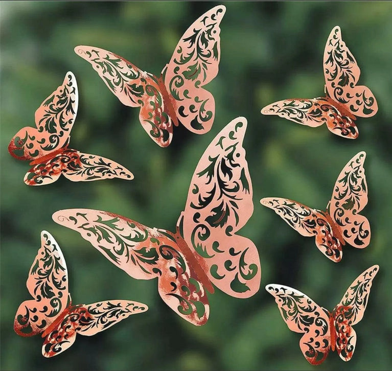 3D Butterflies Kids Room Wall Decor 12-Pack - Décor Maniacs