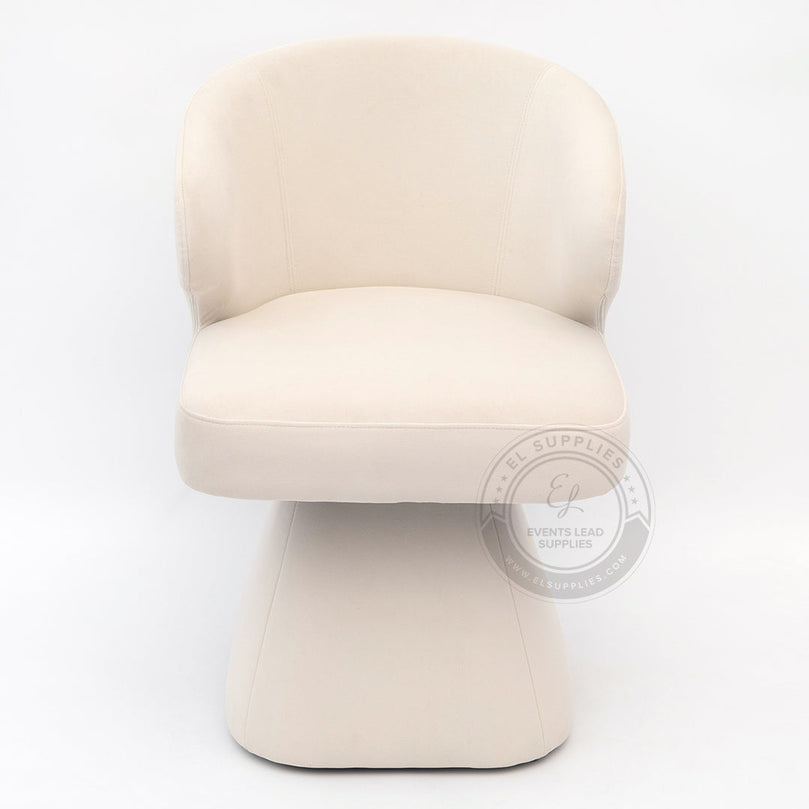 LARACHE White Accent Chair