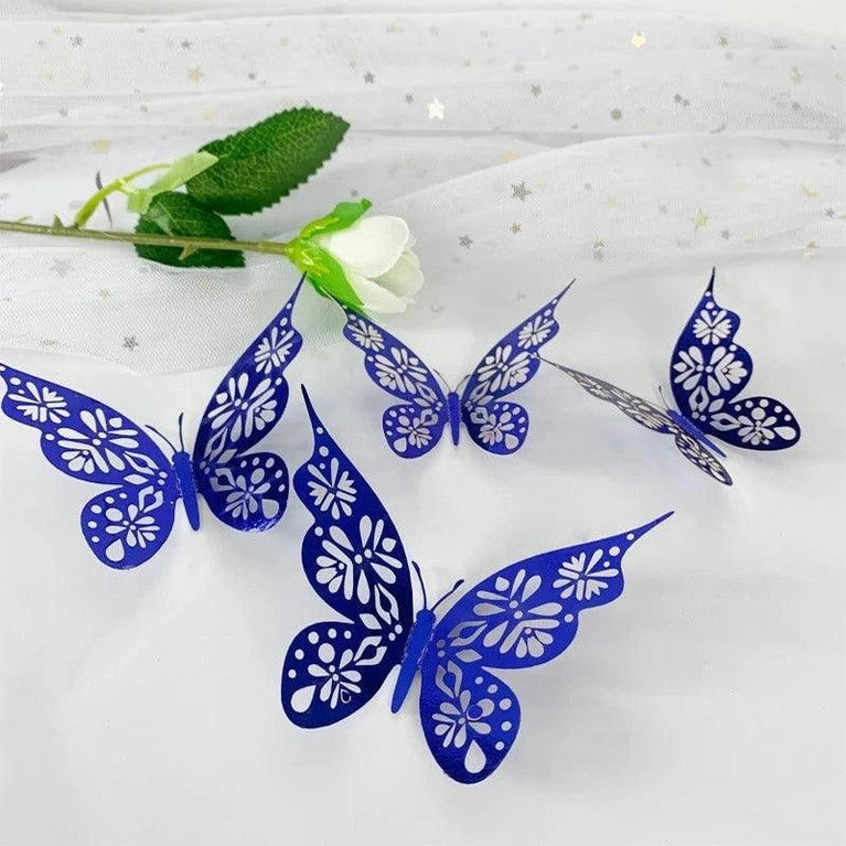 3D Butterflies Kids Bedroom Wall Decor 12pcs