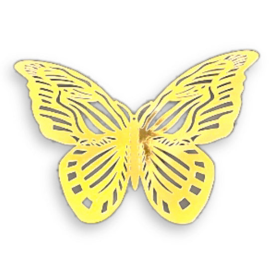 3D Butterfly Craft Wall Decor Stickers 12-Pack