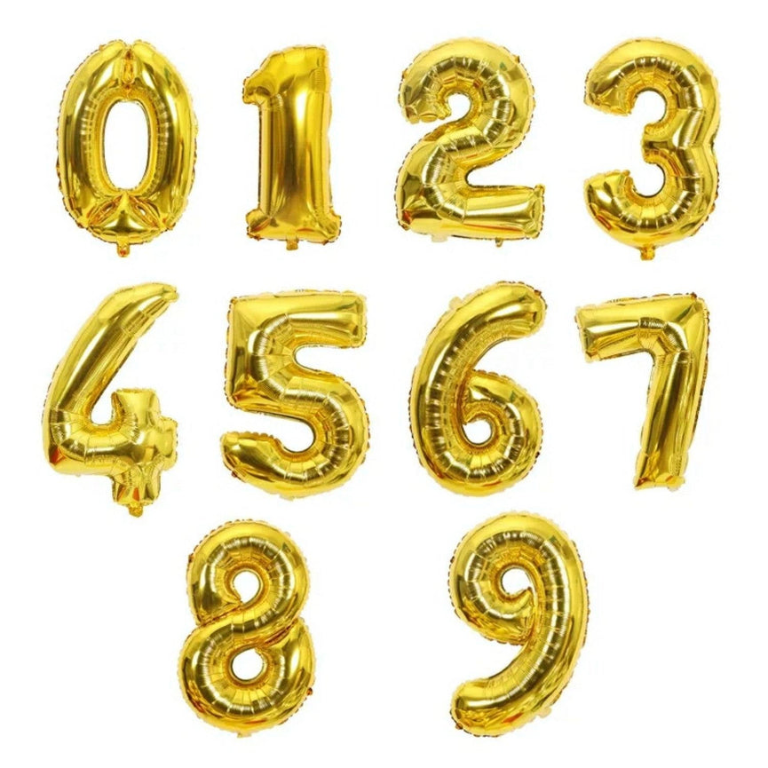 40" Large Foil Birthday Party Balloon Numbers